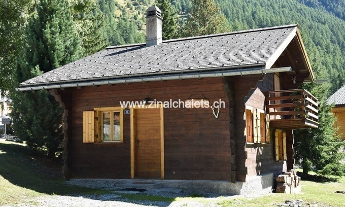 Zinal Chalet De Esquí | Individual chalet in Zinal - 1 bedroom with a double bed (160x190) - 1 bedroom with 2 beds - living