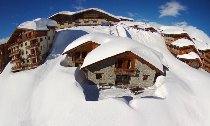 Les Eucherts Chalet De Esquí | Chalet suizo Piscina 17 plazas SUR, Terraza