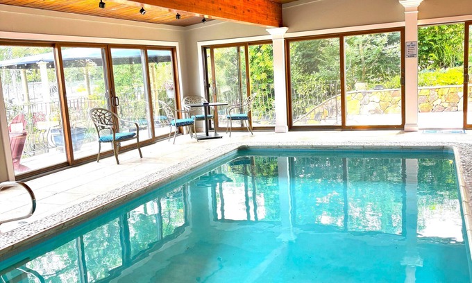 Eastport Casa | Indoor/Outdoor waterfront oasis with indoor heated pool awaits you in Eastport!