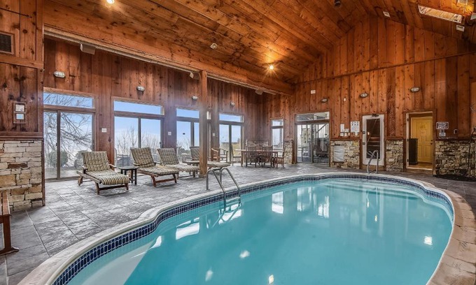 Mountainside Casa | Indoor Pool Huge Home Best View of the Lake