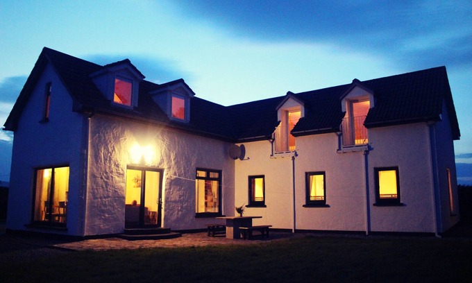 Ballinskelligs Cabaña | Innisfree House - Cabaña de 4 dormitorios con vistas al Atlántico