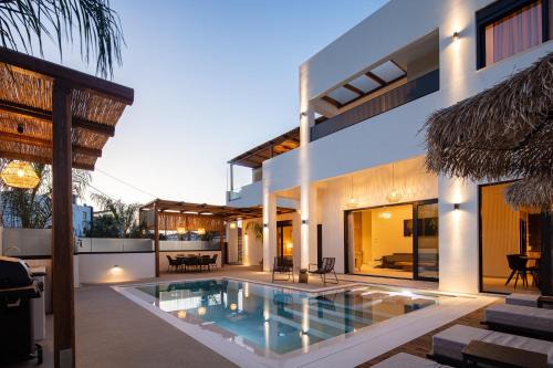 Adelianos Kampos Apartamento | Isla Luxury Apartment - Private Pool - 100m from the beach