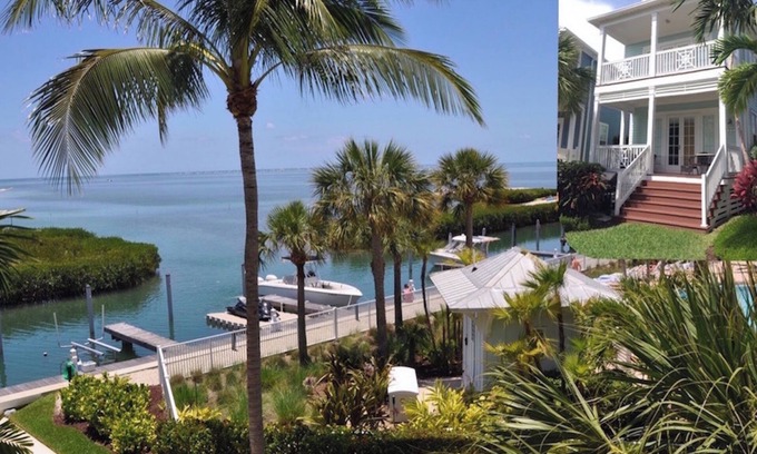 Islamorada Casa | Islamorada Oceanfront Home En Anglers Reef Ocean Views, Dock, Comm Pool & Beach