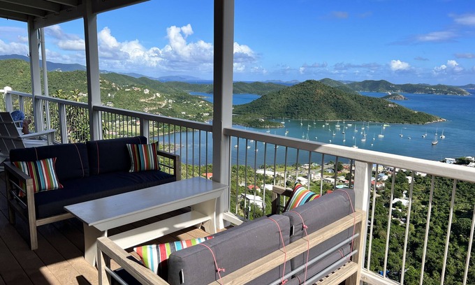 Lower Carolina Villa | S t. John USVI, 1 habitación, 2 baños, disfrute del lujo con vista al mar