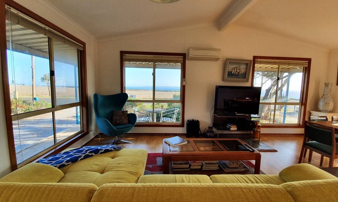 Cape Jervis Casa | Vistas a la isla y al mar: Getaway Cottage @ Cape Jervis