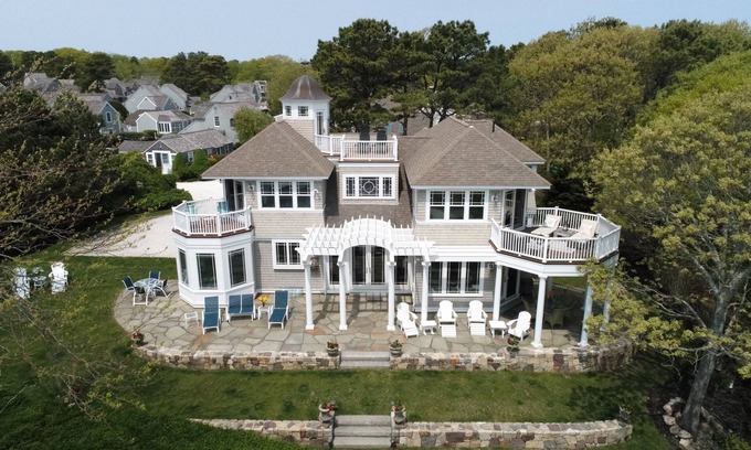 Silver Beach Casa | Its location location! New Seabury oceanfront property on private deeded beach!