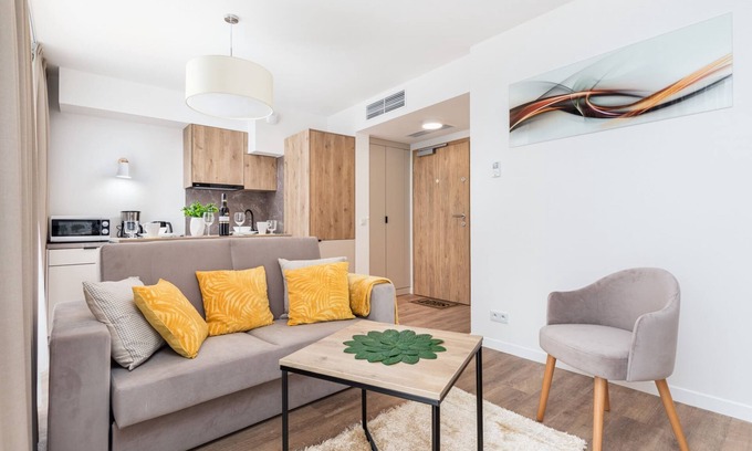 Mielno Apartamento | Jantaris A10 | Studio by the Beach | A/C | Balcony