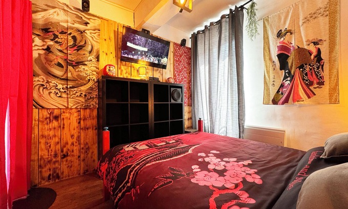 Crecy-en-Brie Apartamento | Japan Room - Near Disneyland