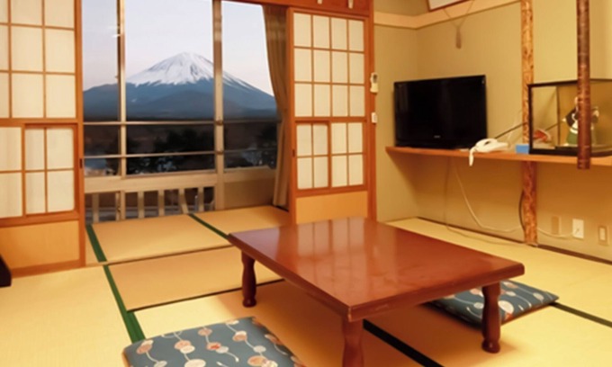 Fujikawaguchiko Hotel | Japanese roomtypeA panoramic view of Mt Fuji Lake Shoji / Minamitsurugun Yamanashi