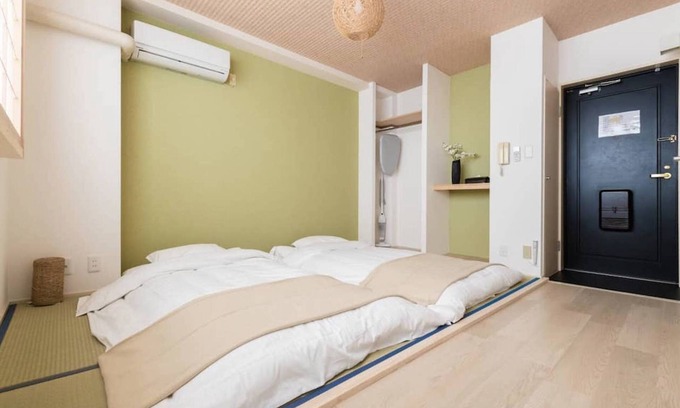 Karasumaoike Apartamento | Japanesestyle double room / Kyoto Kyōto