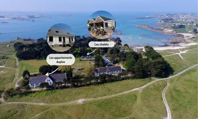 Ile-de-Batz Chalet De Esquí | Jardin Colonial - Rêves De Mer