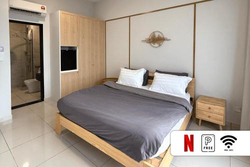 Taman Century Apartamento | JB City View Space Residency Walk to KSL
