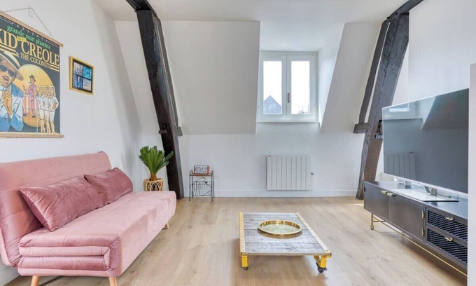 Quartier Pasteur Apartamento | Jeanne à dit, charmant duplex Vieux Marché à Rouen