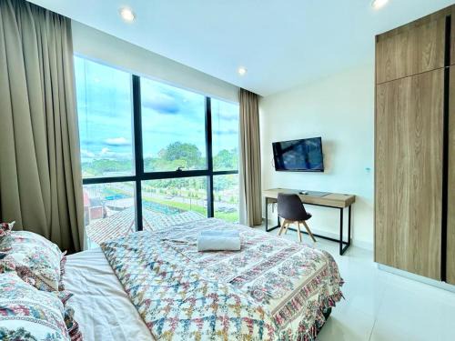 Batu Lintang Apartamento | Jeff & Ricky Homestay 94@ Kozi Square Kuching