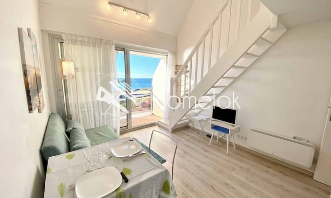 Le Fort Bloque Apartamento | Joli appartement Top Cosy Vue mer imprenable 180