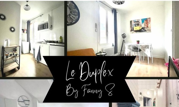 Saint-Quentin Apartamento | Joli Duplex Tout Équipé Centre-ville Wifi Gratuit Netflix 1/2 Pers