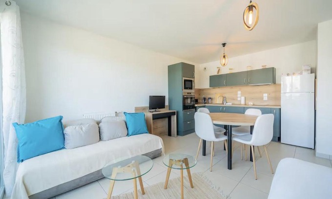 Seynod Apartamento | joli studio 4 personnes, Parking gratuit
