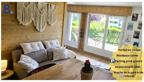 Sallanches Apartamento | Joli studio avec terrasse