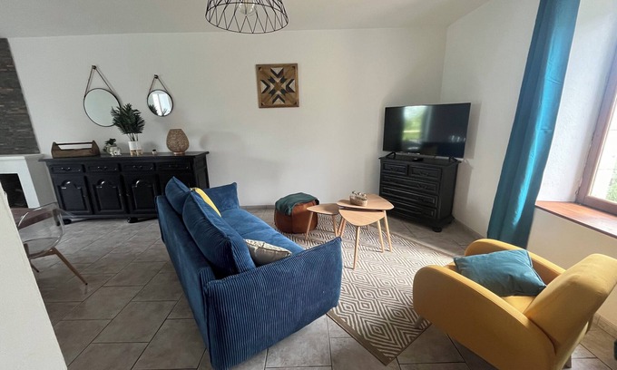 Vineuil Casa | Jolie Maison de Campagne Rénovée à Proximité de Sentiers de Randonnée