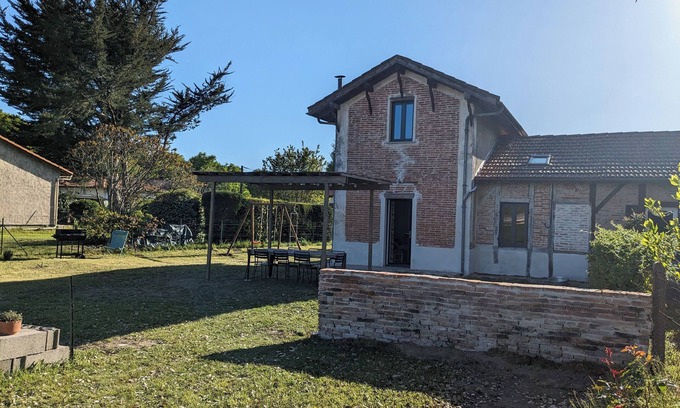 Pontenx-les-Forges Casa | Jolie Maison en Briquettes Dans les Landes à 20 Minutes de L'océan