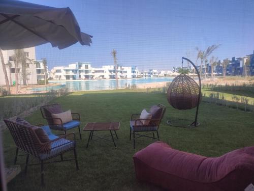 Shurtah al-Dakhlah Chalet De Esquí | Joynant Fouka Bay-3BR Lagoon View-North Cost