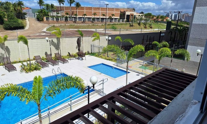 Vicente Pinzon Apartamento | JTH Praia do Futuro Novo Vista Mar 3q2b AC Wifi 8 Pessoas