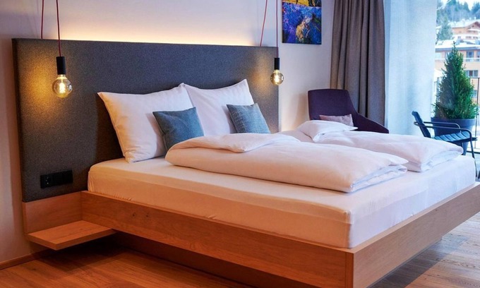 Maria Alm am Steinernen Meer Casa | Junior Suite Superior - Morning Red No reembolsable - Curso de Hotel Morning Time. Cama y brunch