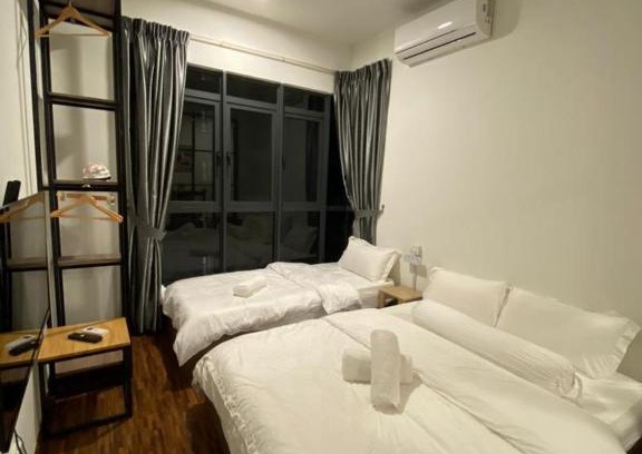 Penampang Apartamento | K avenue Studio 2bed room A06 near airport by GC