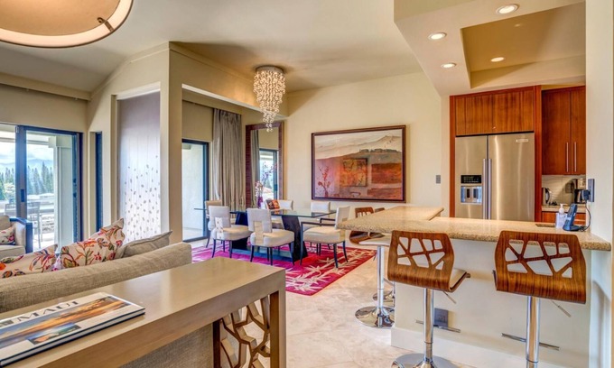 Kapalua Condominio | K B M Resorts: Kapalua Golf Villa Kgv-23p2, Breathtaking Fully Remodeled Luxurious 2 Bedrooms, Includes Rental Car!