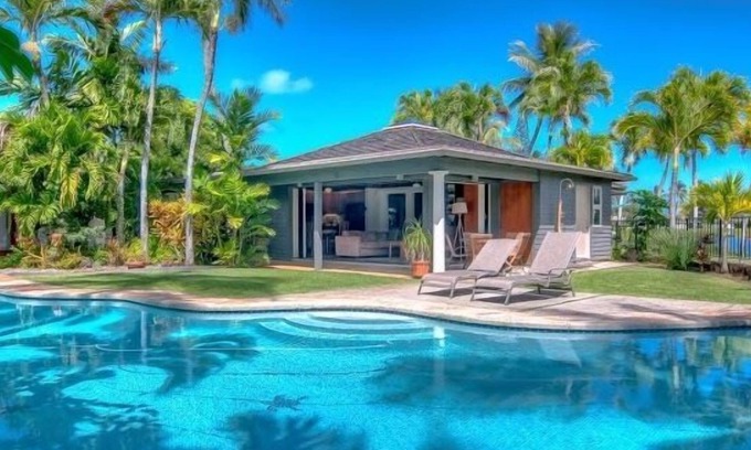Kailua Cabaña | Casa de huéspedes Kailua con piscina y vistas! Parking y wi-fi incluido.