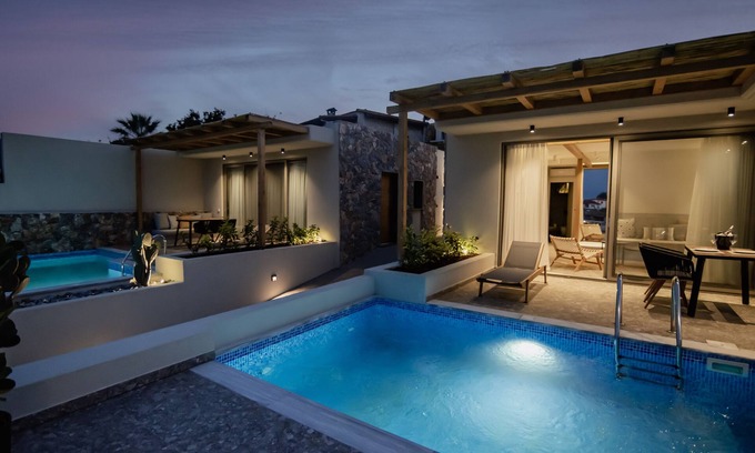 Paliouri Casa | Kaktus Suites Private Pool