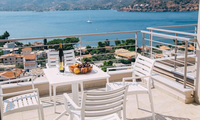 Poros Casa | Kalavria Luxury Suites - magnificent sea view of Poros