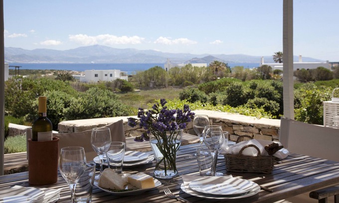 Santa Maria Villa | Kallisti Myrtia · Villa de vacaciones idílica - Vistas, jardín, nr playa