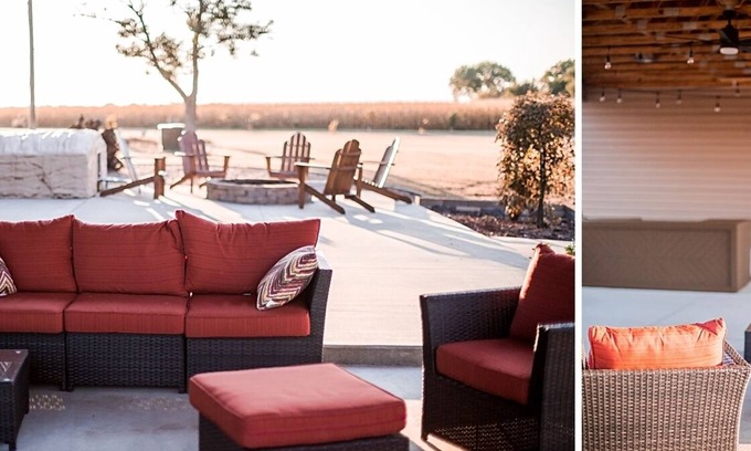 Great Bend Casa | Kansas Hunting Lodge: Perfect for Larger groups