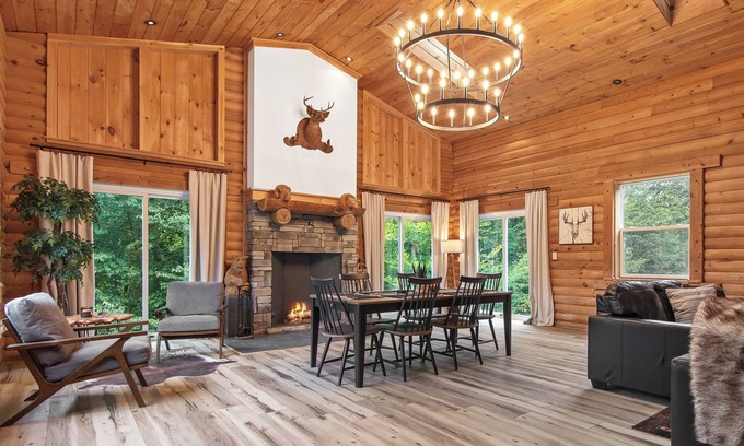 Bloomville Casa | Katskill Mountain Lodge- Hot Tub, Game Room & Theater