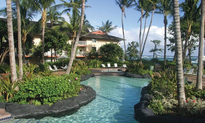 Wailua Complejo | Kauai 1D: WIFI gratuito, Resort frente al mar, piscina, spa, zona de Coconut mercado
