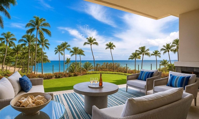 Montage Kapalua Bay Condominio | KBM Resorts | FREE CAR | Oceanfront Anuenue At Montage Kapalua Bay 3-Bedroom Condo with Daily Housekeeping, Spa!