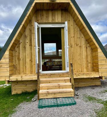 Lochcarron Apartamento | Keltic cabin off grid camping nc500