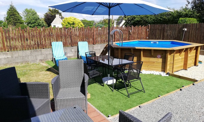 Coatroual Casa | Kerguil-hanna pleasant house 4 pers, private swimming pool, beaches 10 mns by car