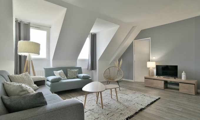 Saint-Briac-sur-Mer Apartamento | Kermael - Appt vue mer et piscine partagée
