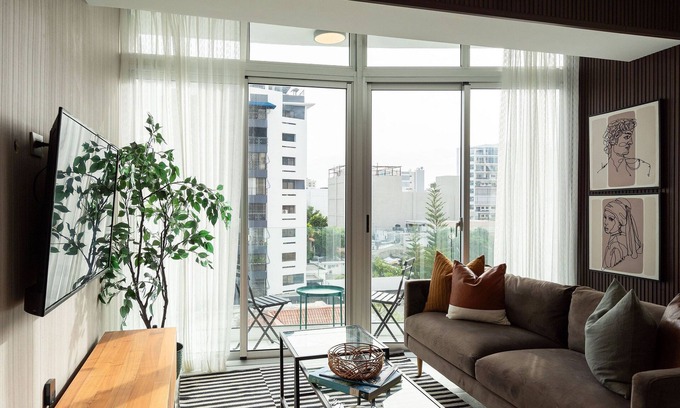 Ensanche Quisqueya Apartamento | kinbed*Pool*Sauna*Balcony|YK