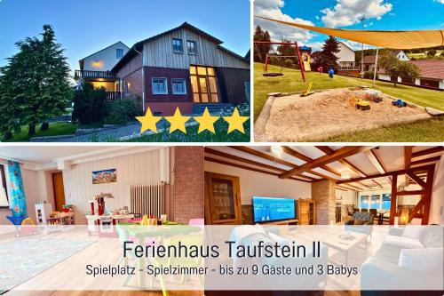 Rixfeld Casa | Kindertraum - Spielplatz - Spielzimmer - Terrasse mit Grill - Garten - wandern - 3 Schlafzimmer bis 9 Personen - Ferienhaus Taufstein 2
