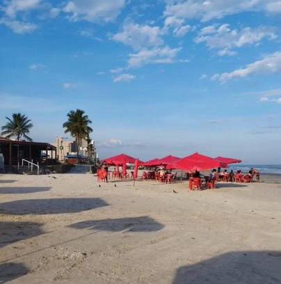 Mongagua Apartamento | Kitnet Centro Mongaguá Beira Mar - com garagem