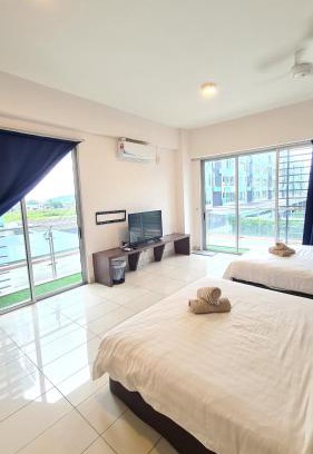 Tanjung Aru Apartamento | KK Aeropod Corner unit A near Airport and City Free Parking