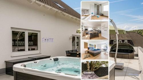 Niedershausen Apartamento | Kleeoase - Luxus Apartment- Jacuzzi - Dachterrasse - Kochinsel - See in 10 min