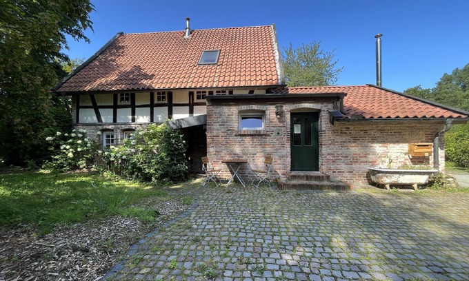Detmold Apartamento | Kleine Ferienwohnung mit Kaminofen Mitten im Grünen