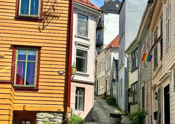 Bergen City Centre Apartamento | Knøsesmauet Apartment