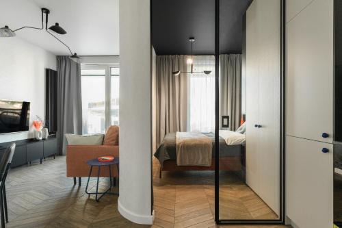 Srodmiescie Apartamento | Kobaltowy Apartament Centrum