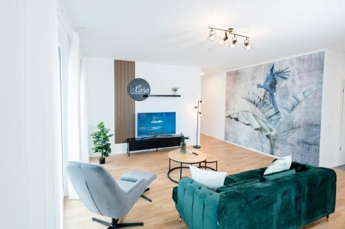 Boeblingen Apartamento | koCASA-Apartments 02, Design, City-Center Böblingen, Stellplatz, Balkon, Waipu-Tv
