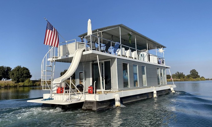 Walnut Grove Alquiler De Eote | Koket Resort- Houseboat Bliss on the Delta